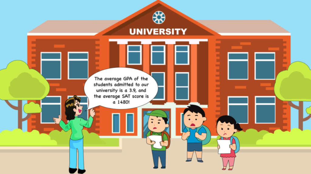 During college visits, colleges should not repeat information easily found on their website. 