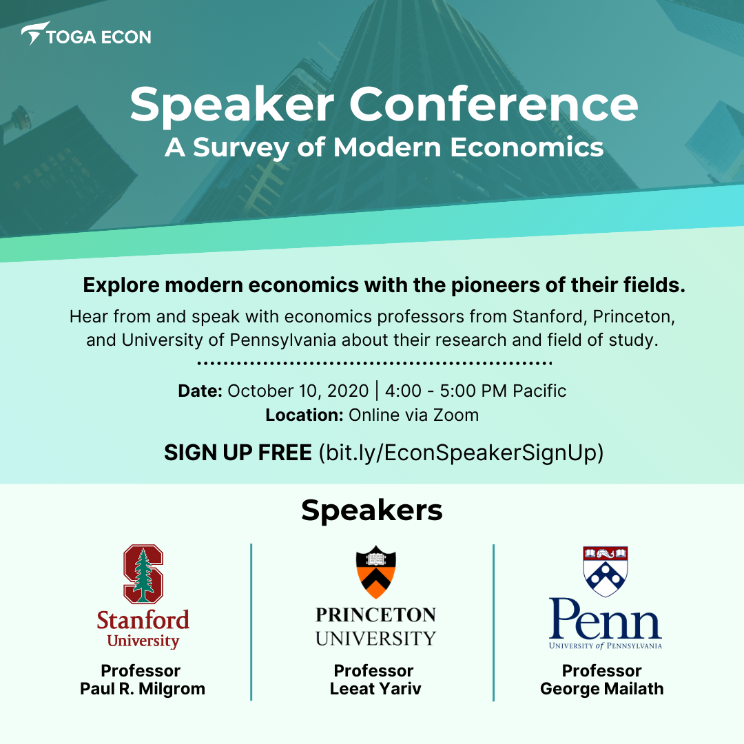 Econ club to feature Stanford, Princeton, UPenn professors at speaker ...