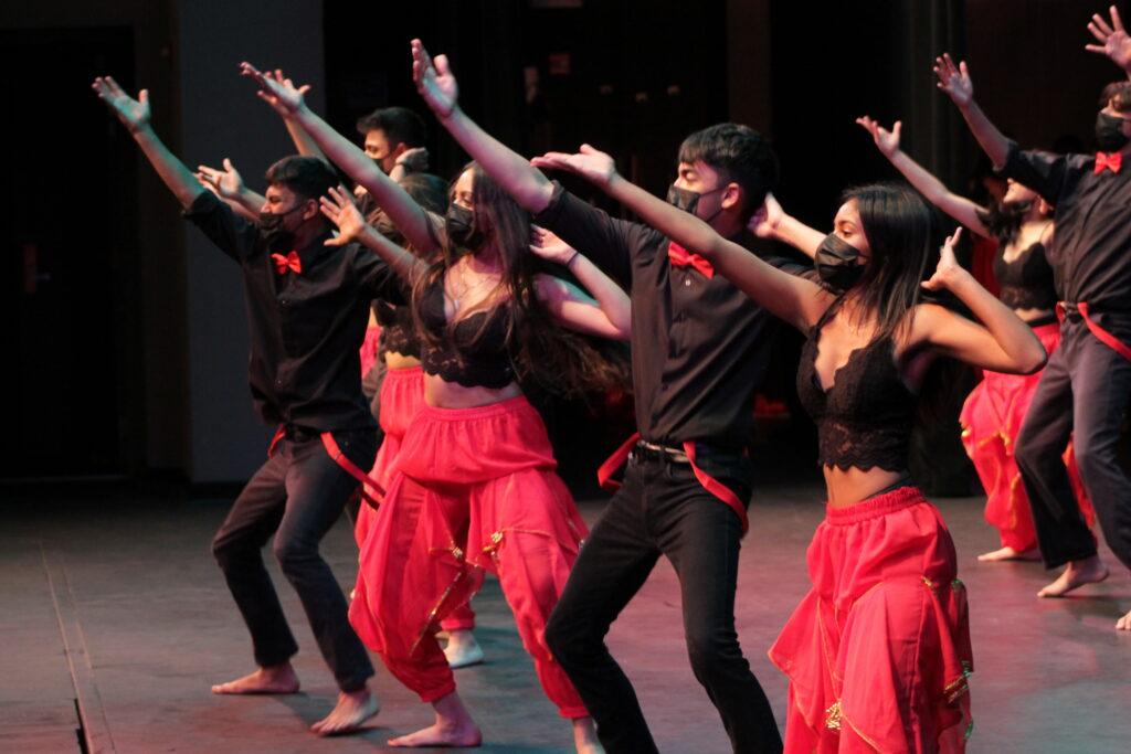 The Tamasha dance team performs at their BnB performance on Feb. 19