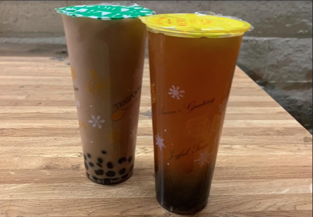 The+cup+of+boba+on+the+right+was+my+delicious+go-to+order+from+Teaspoon.+