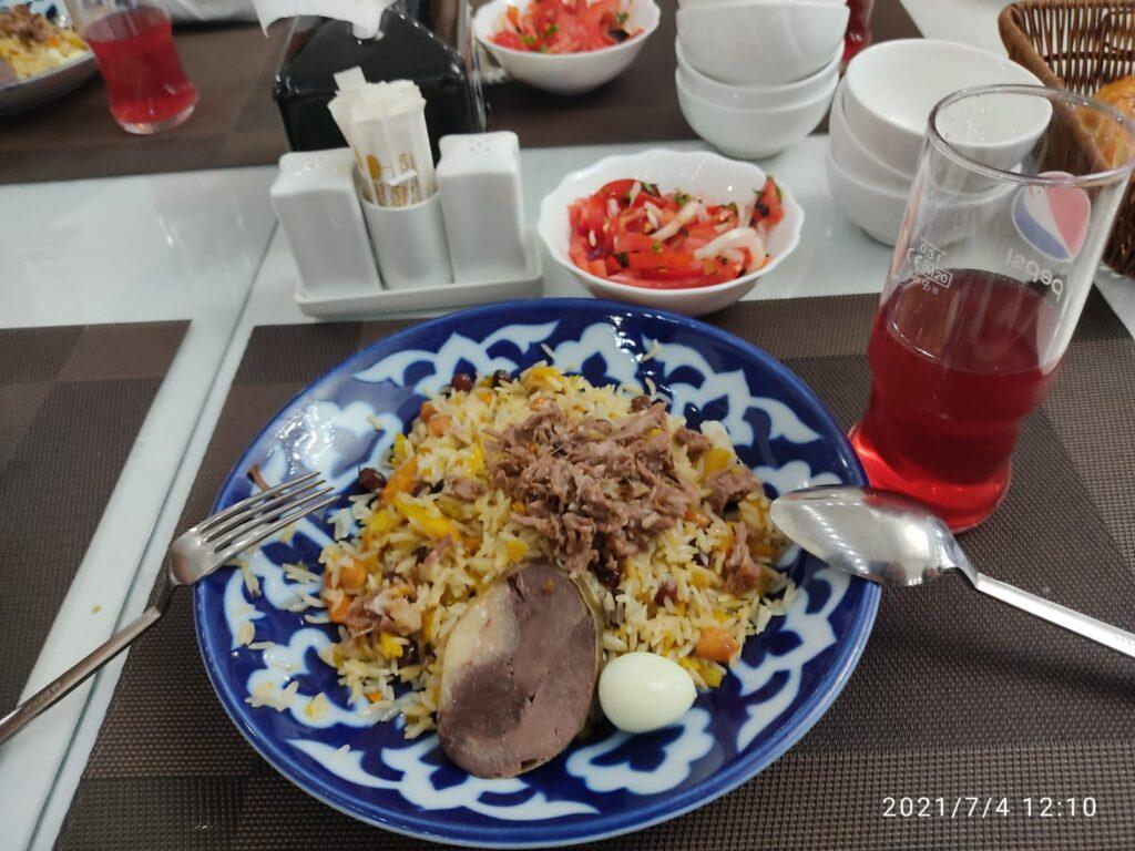 A meal eaten with horse meat, one of Kazakhstan’s most popular dish ingredients.