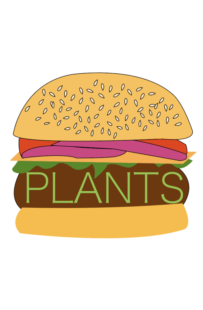 A plant-based burger.