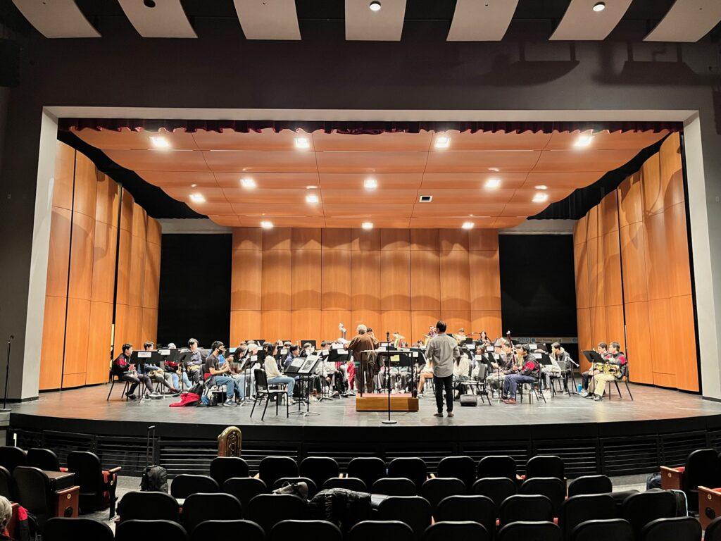 The Symphonic Wind Ensemble (SWE) and Freshman Band/Symphonic Band (FBSB) rehearse for numerous concerts and performances in the second semester. 