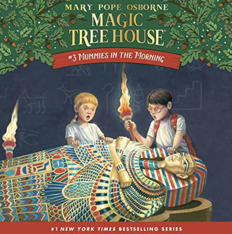 Magic Tree House book: Mummies in the Morning