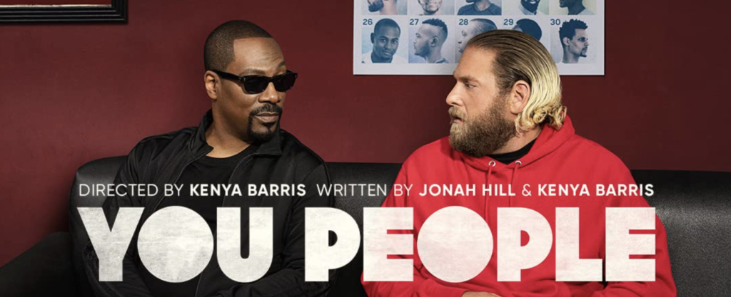 The film’s poster features star actors Eddie Murphy and Jonah Hill.