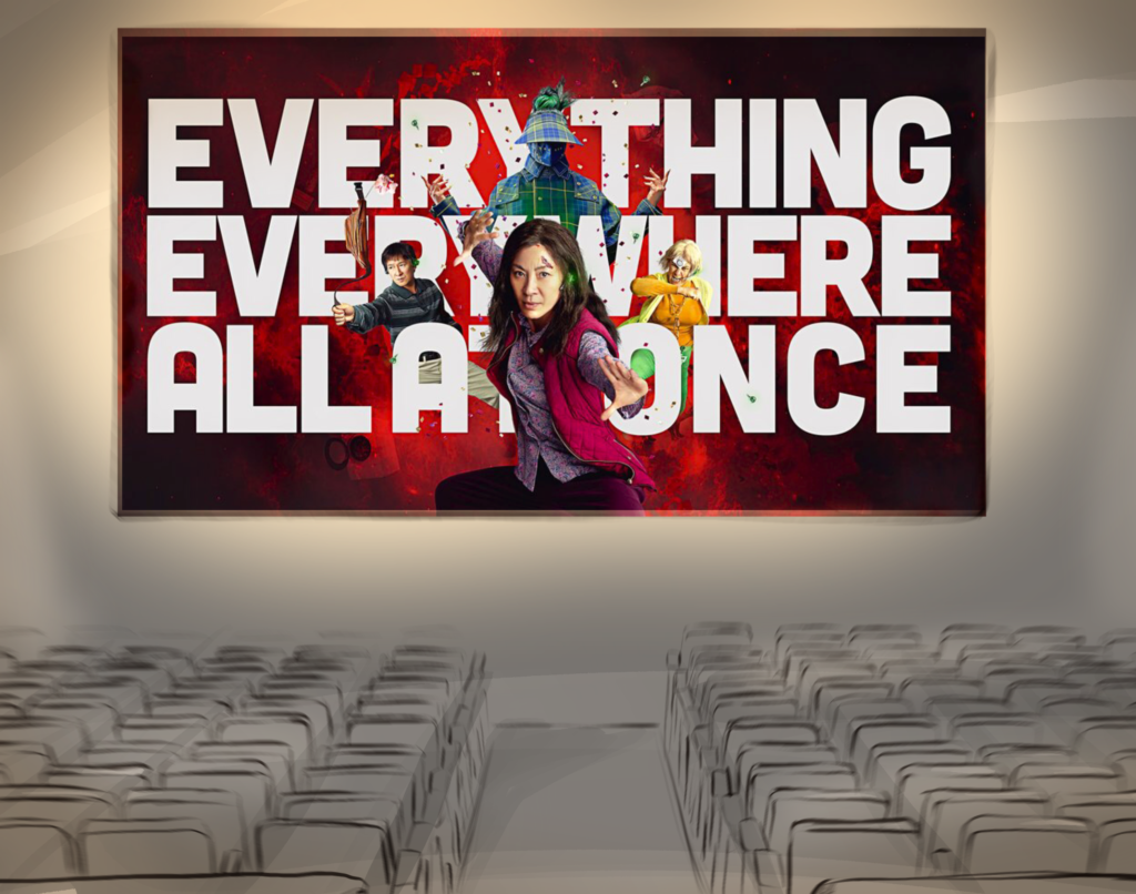 “Everything Everywhere All At Once” is nominated for 11 Academy Awards, including Best Picture.