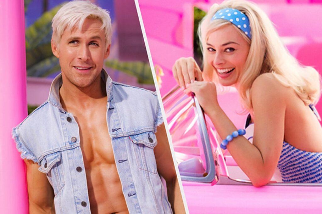 Ken looks girlypop and Barbie looks like she’s plotting his murder.