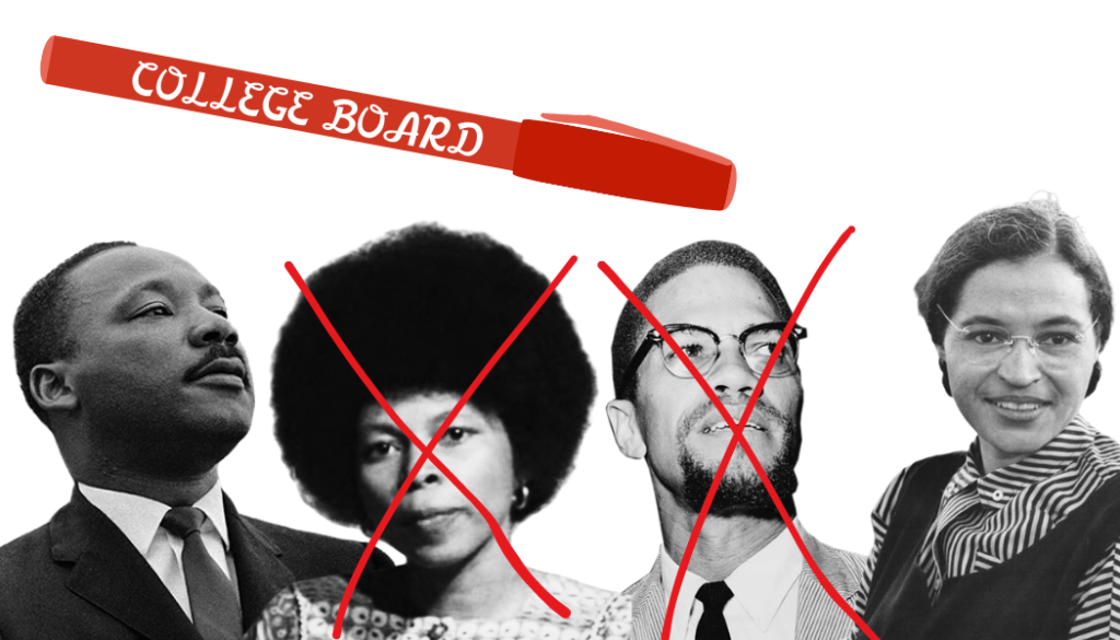 College Board continues to erase key black figures from history.
