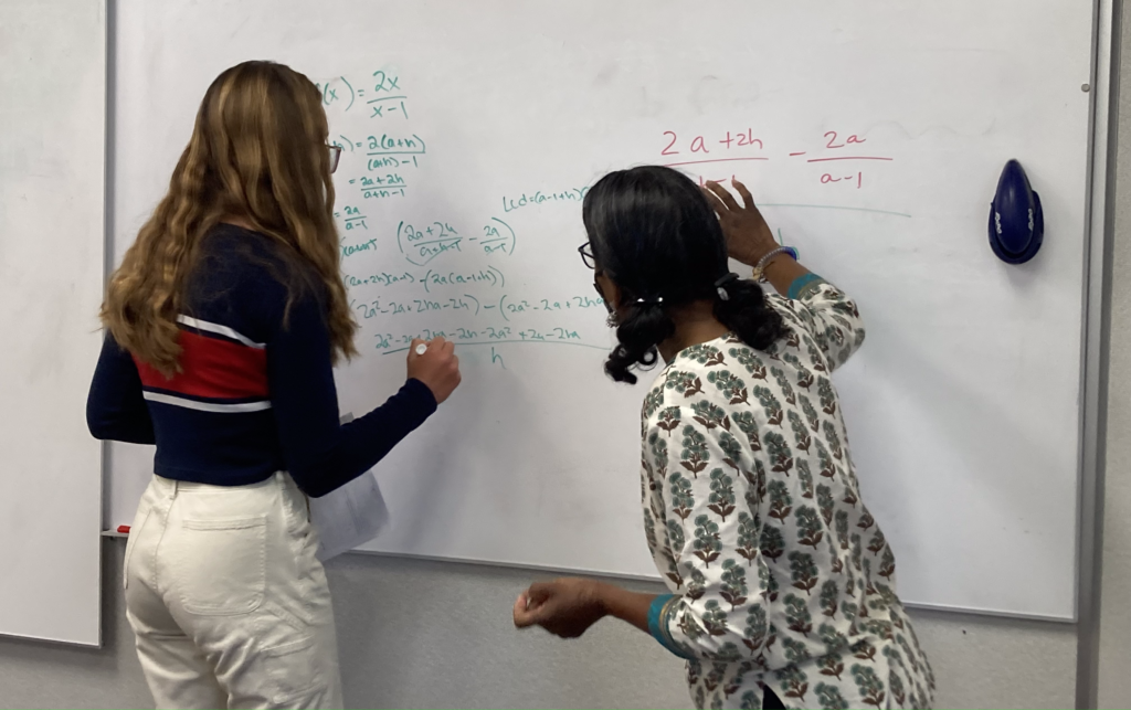 Rajamani guides student through addition of rational equations.