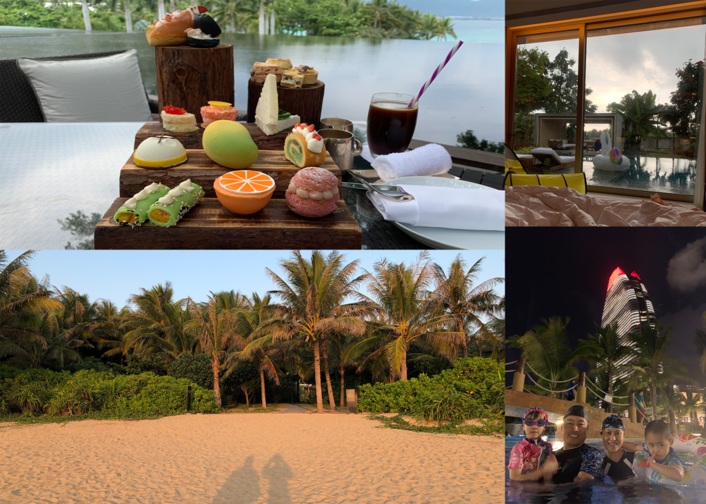 A collage of my memories in Sanya. 