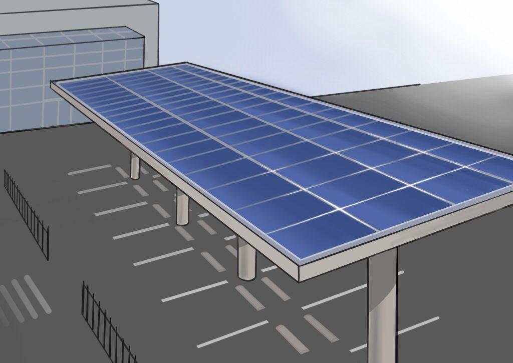 Sample+drawing+of+solar+panels+at+the+senior+parking+lot.