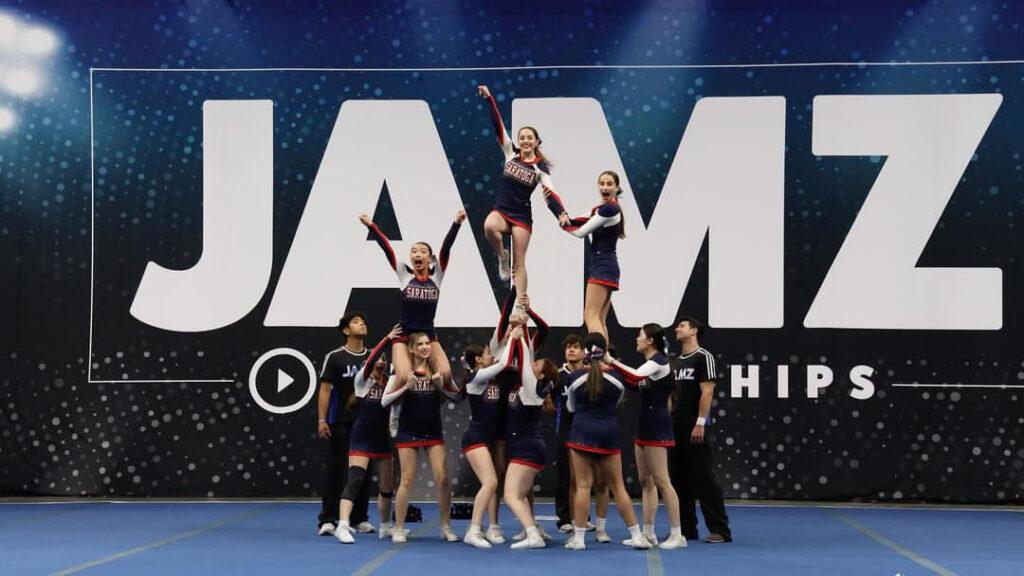 National Cheerleading Competition: Basket Toss Technique