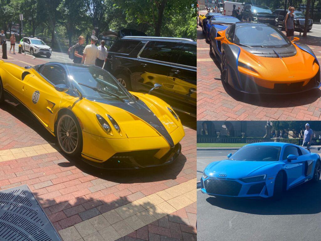 Beautiful pictures of the Pagani Huayra, Mclaren Sabre and Audi R8 from my car album. 