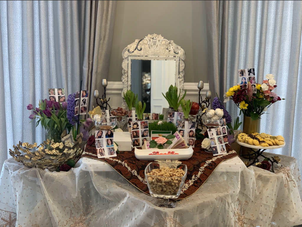 Kapur’s family celebrates the New Year with their Haft Sin table. 