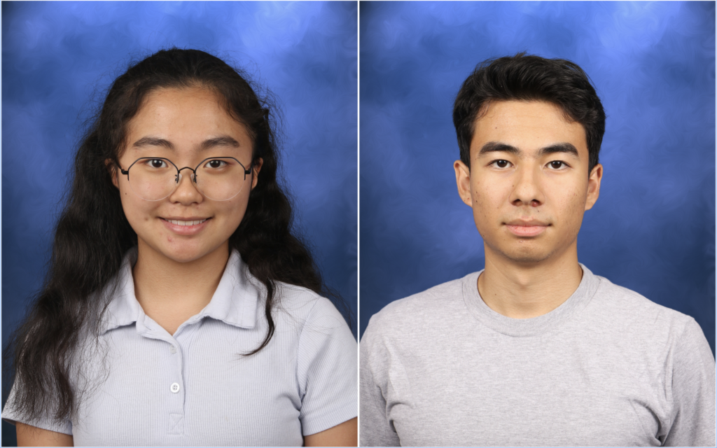 Kyleen Liao and Naveed Kasnavi are the Class of `24 valedictorian and salutatorian, respectively