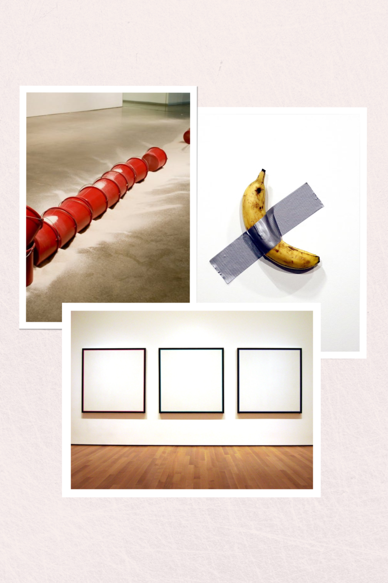 These low-effort modern art pieces are seen all over fine art museums.
