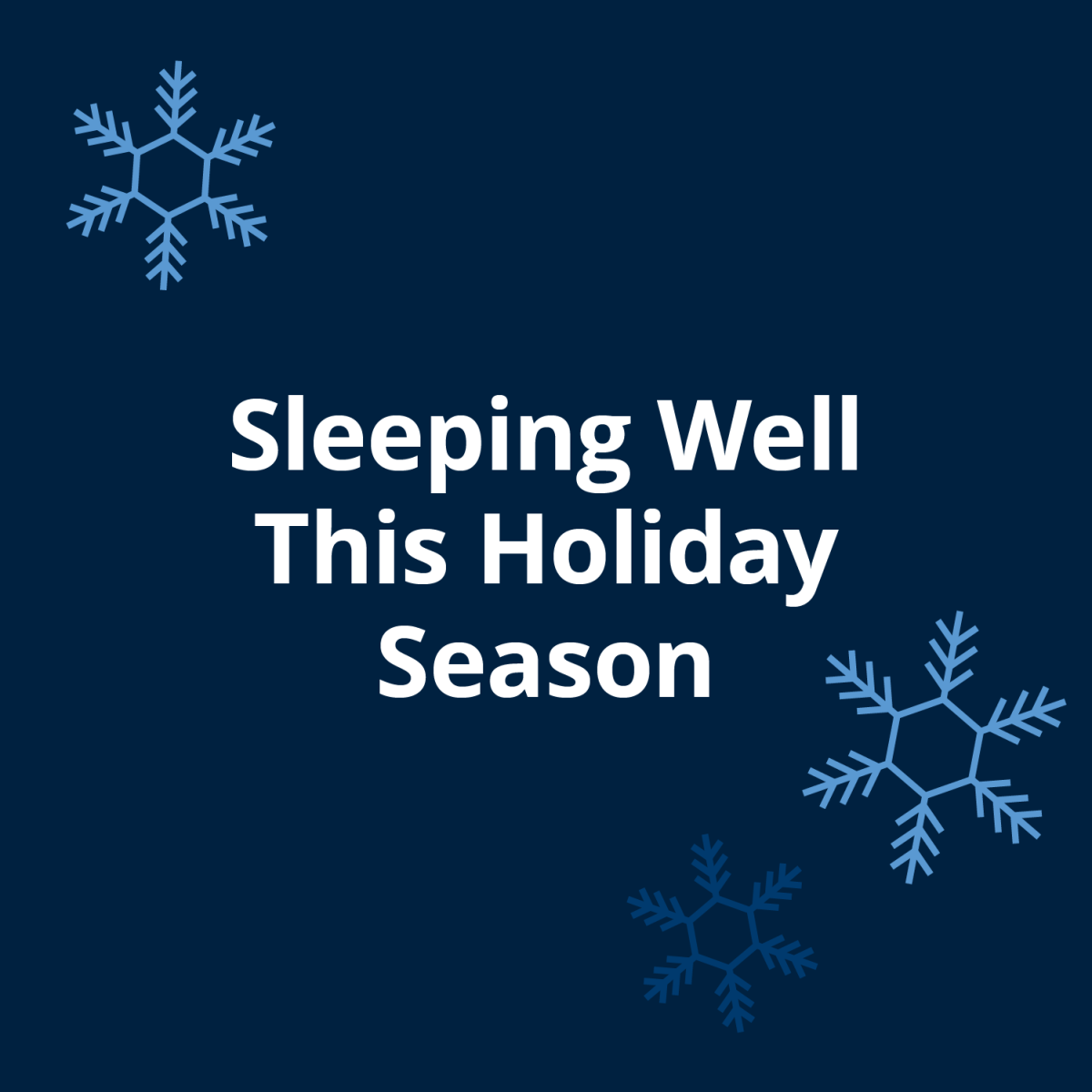 Why sleeping in is my ultimate holiday tradition