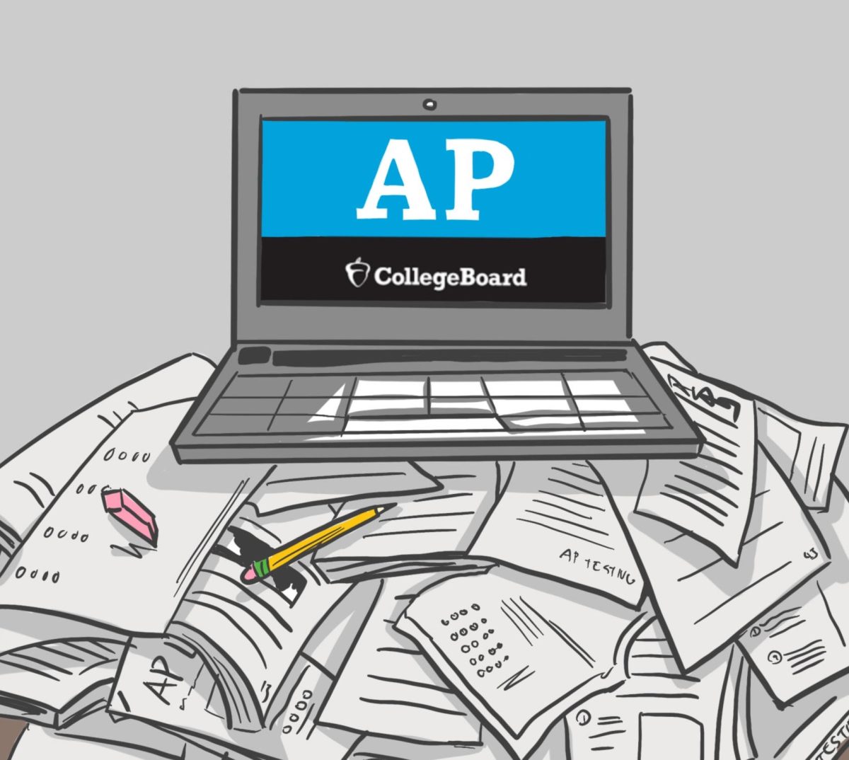 To conserve paper and reduce the risk of cheating, College Board has made the decision to transition toward an almost fully digital testing model for their Advanced Placement (AP) courses.