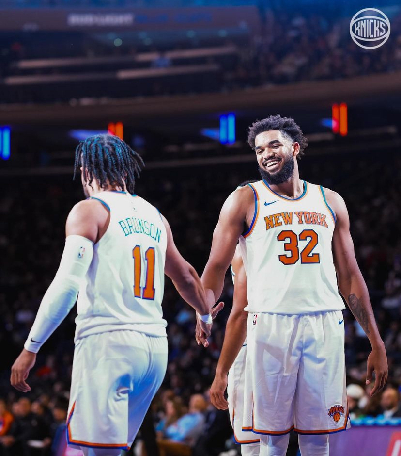 With a shock offseason trade, Karl Anthony-Towns joins the New York Knicks to play alongside tenured Knick Jalen Brunson.