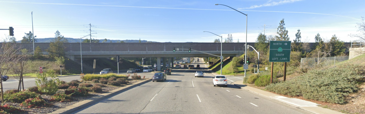 Red lights are often run at the intersection of Highway 85 and Saratoga Avenue.