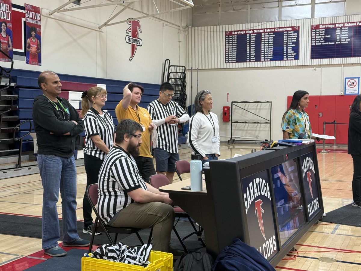 Teams take to the stands as they wait for alliance selections.