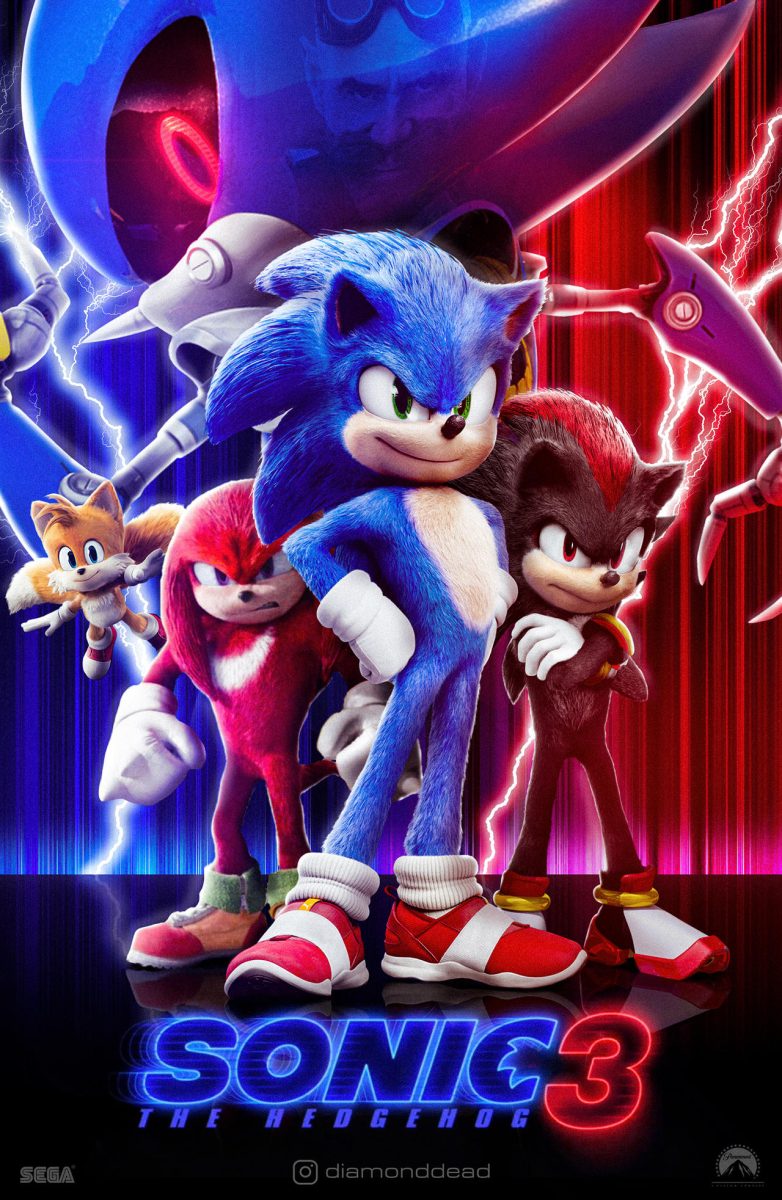 Sonic, Tails, and Knuckles team up against the mysterious Shadow the Hedgehog in an action-packed movie. 