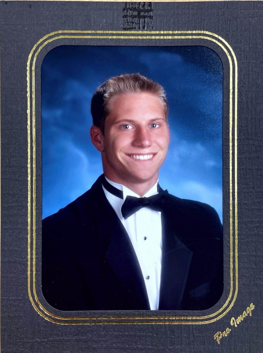 Dan Wallace’s senior year yearbook photo (2005).
