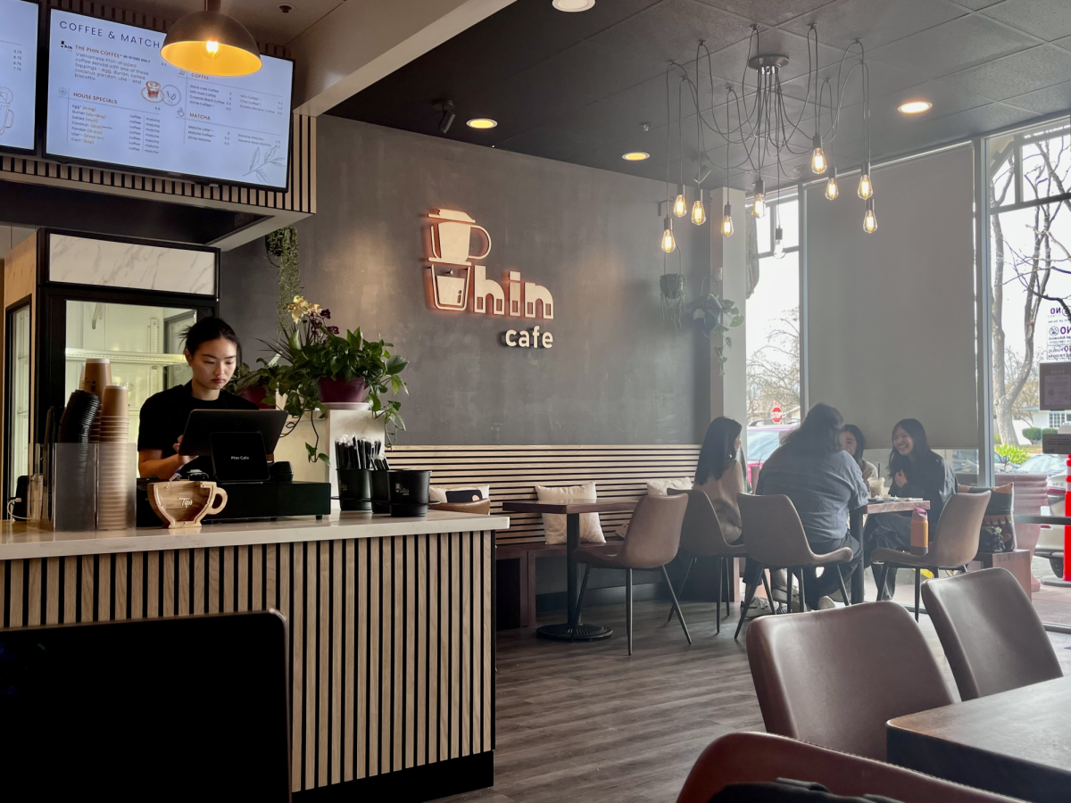 The comforting environment inside the new Phin Cafe.