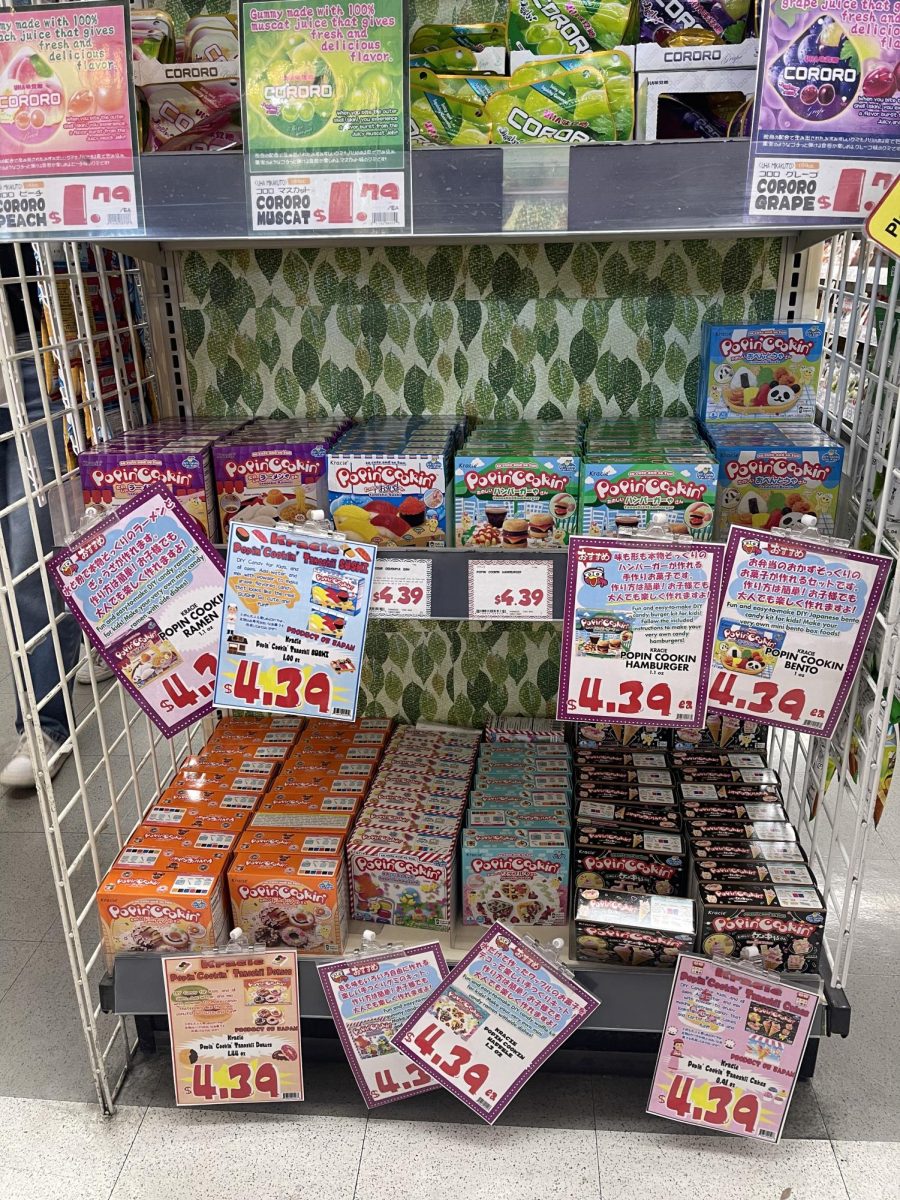 Marukai Market in Cupertino has a wide assortment of Popin’ Cookin’ DIY candy kits.
