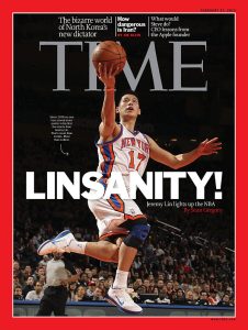 Jeremy Lin on Time Magazine.