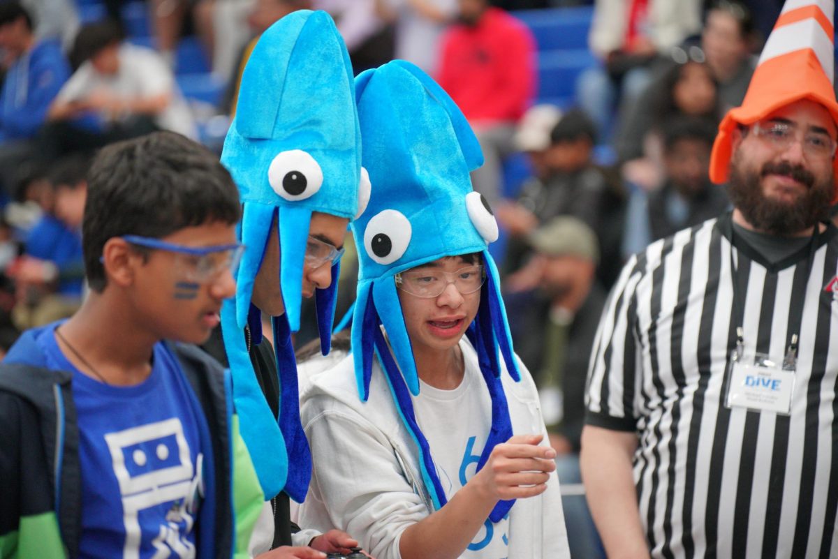 Cuttlefish drivers strategize before their match.
