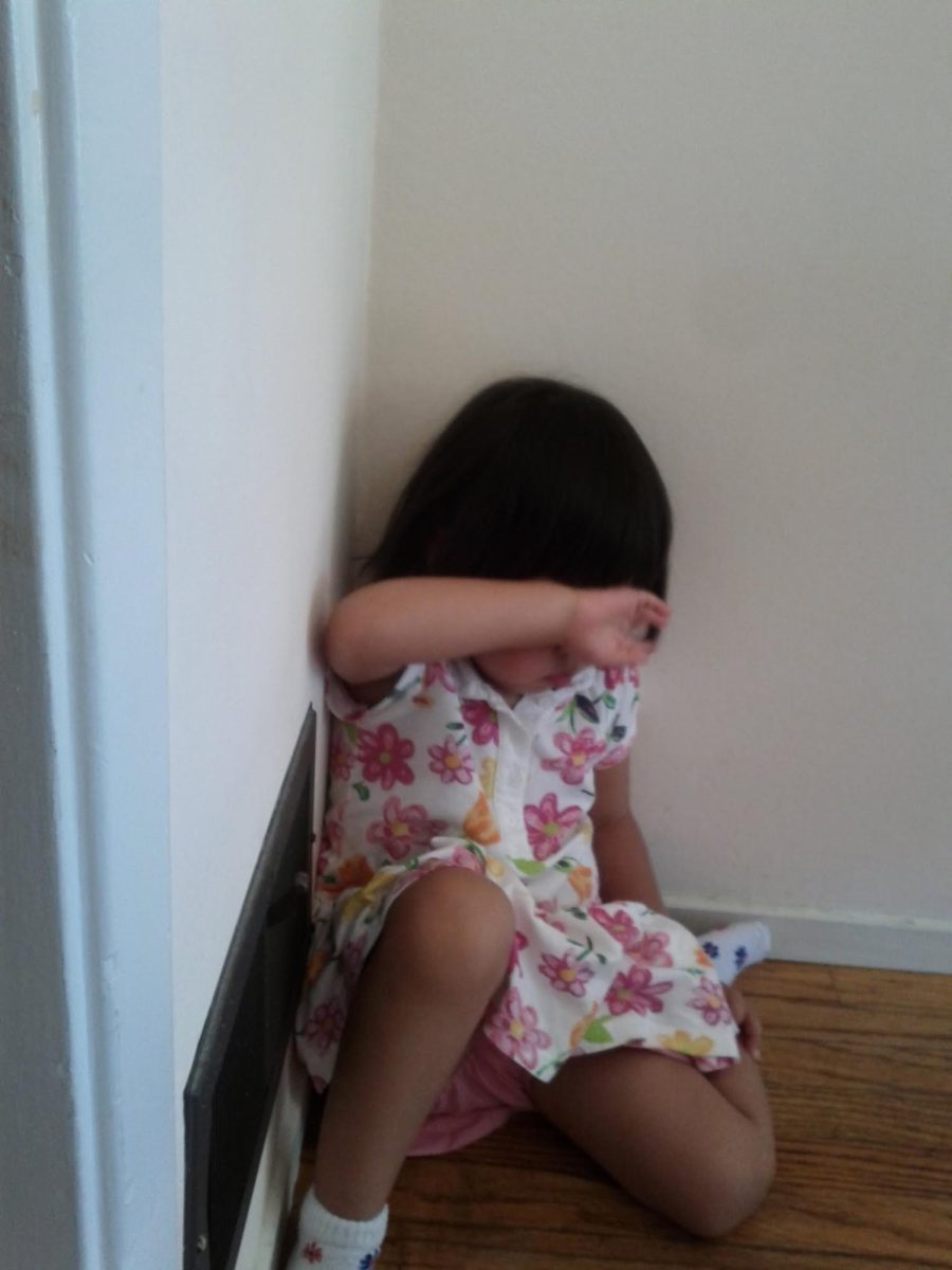 This photo only captures one of the many times I cried because of my sister’s teasing.
