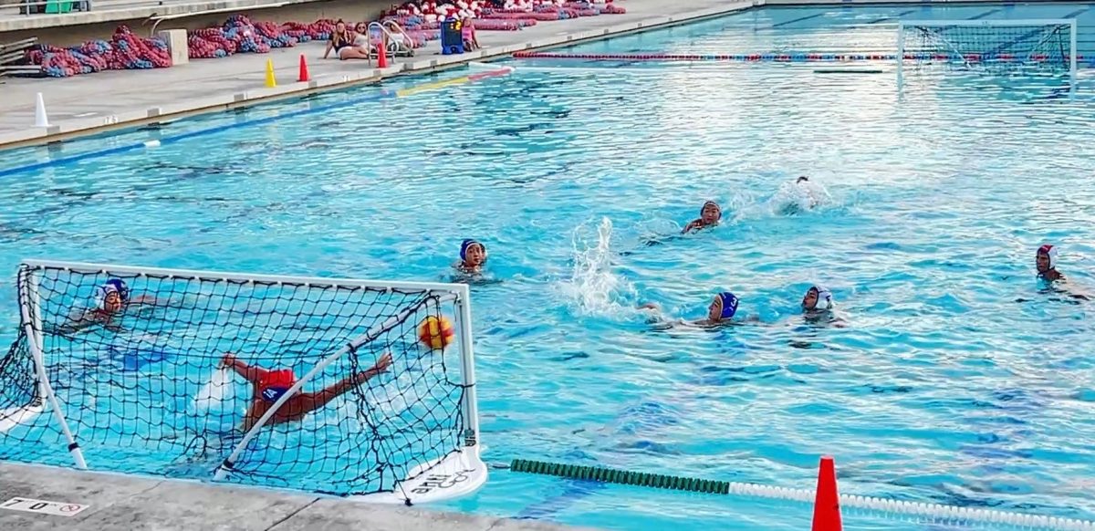 Junior Brian Le scores a shot against Prospect on Sept. 6