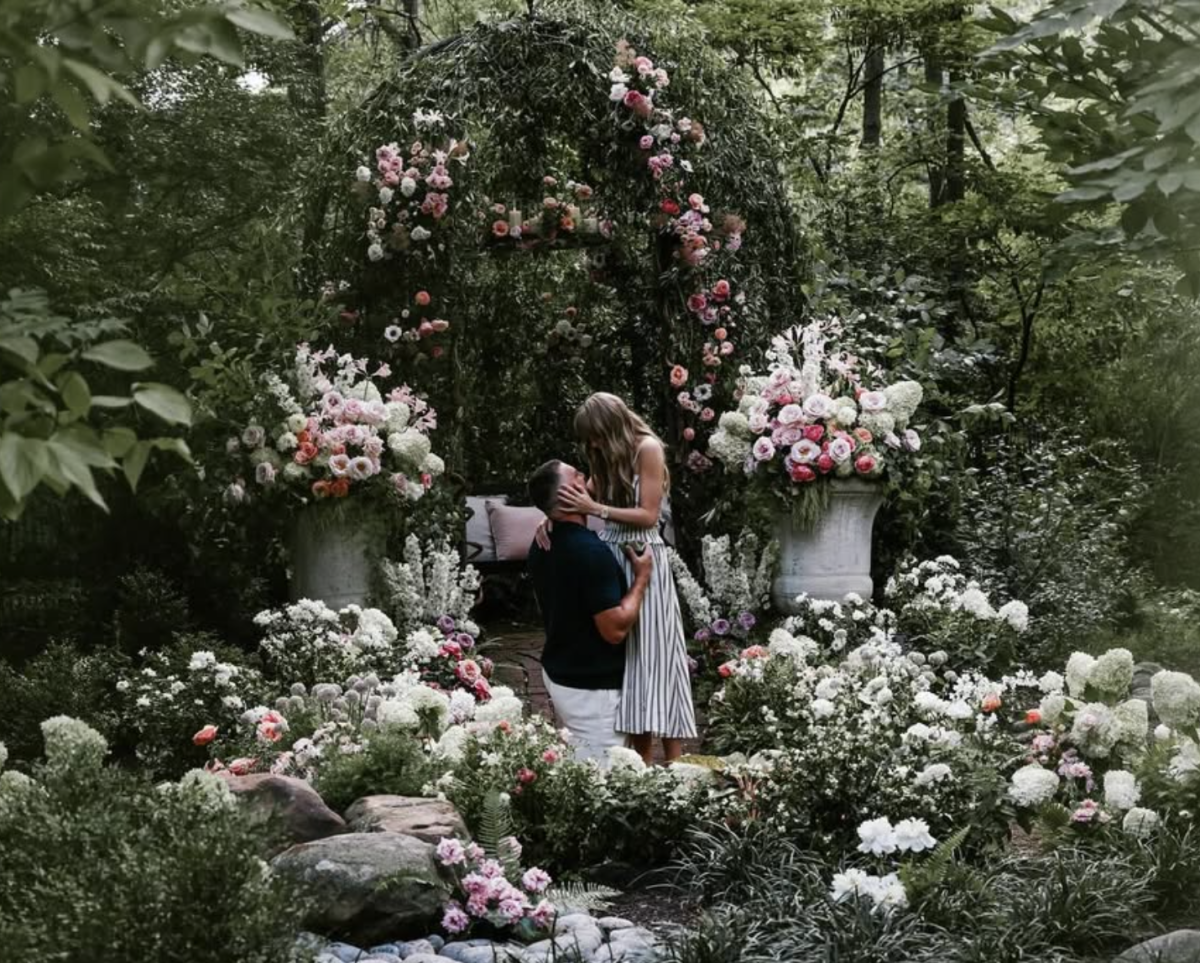  Courtesy of Instagram

Swift and Kelce’s engagement picture at Kelce’s Missouri home.