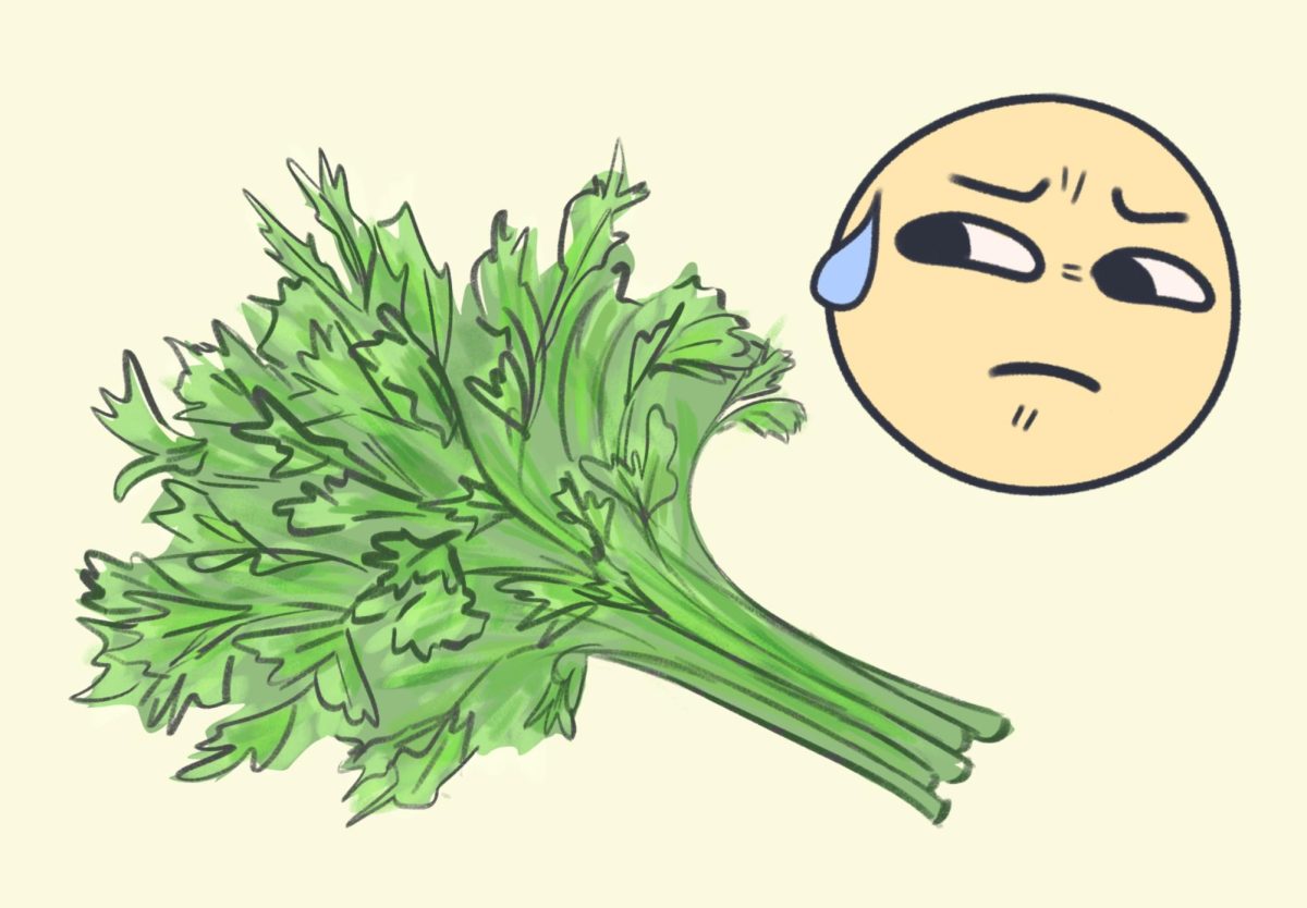 Cilantro is even scary to look at.