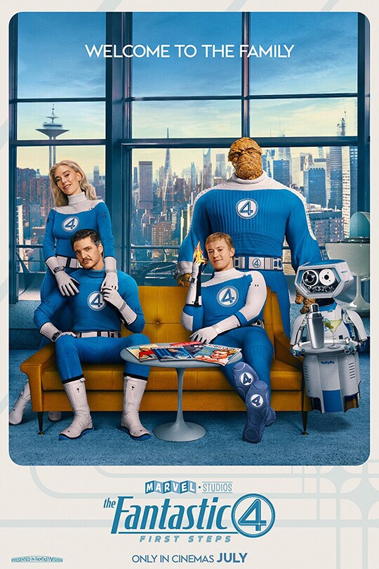 
 Courtesy of Fantasy Land News

“Fantastic Four: First Steps” official movie poster