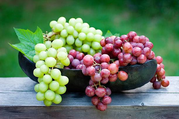  Courtesy of iStock 

Assortment of grapes in a bowl.