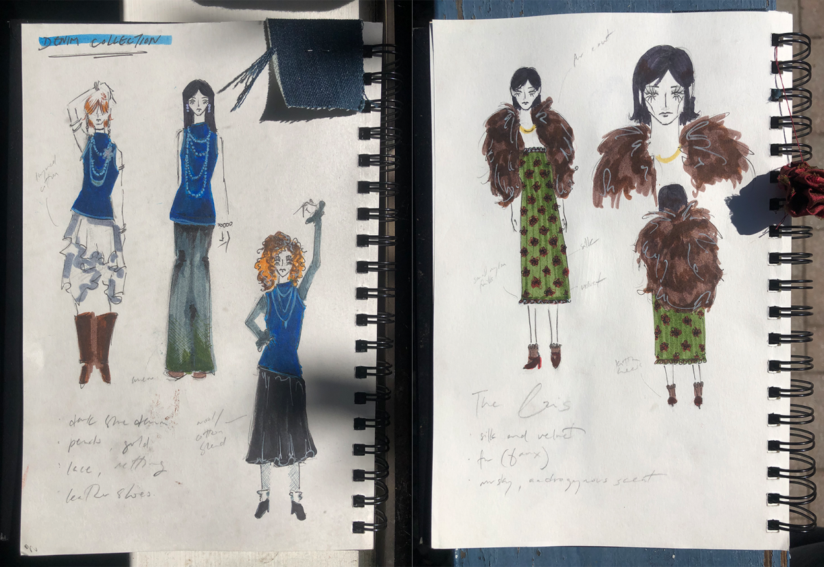  Courtesy of Ria Variava

Sketchbook pages done by Variava where she explores different concepts.