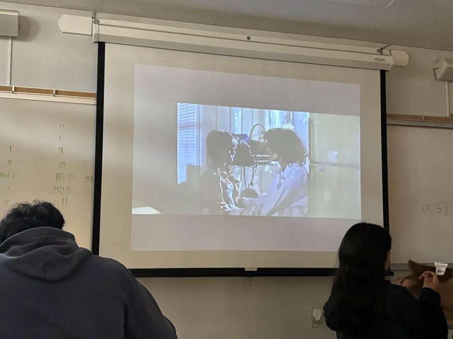 The History in Film Class watches “Halloween,” a 1978 slasher horror film.