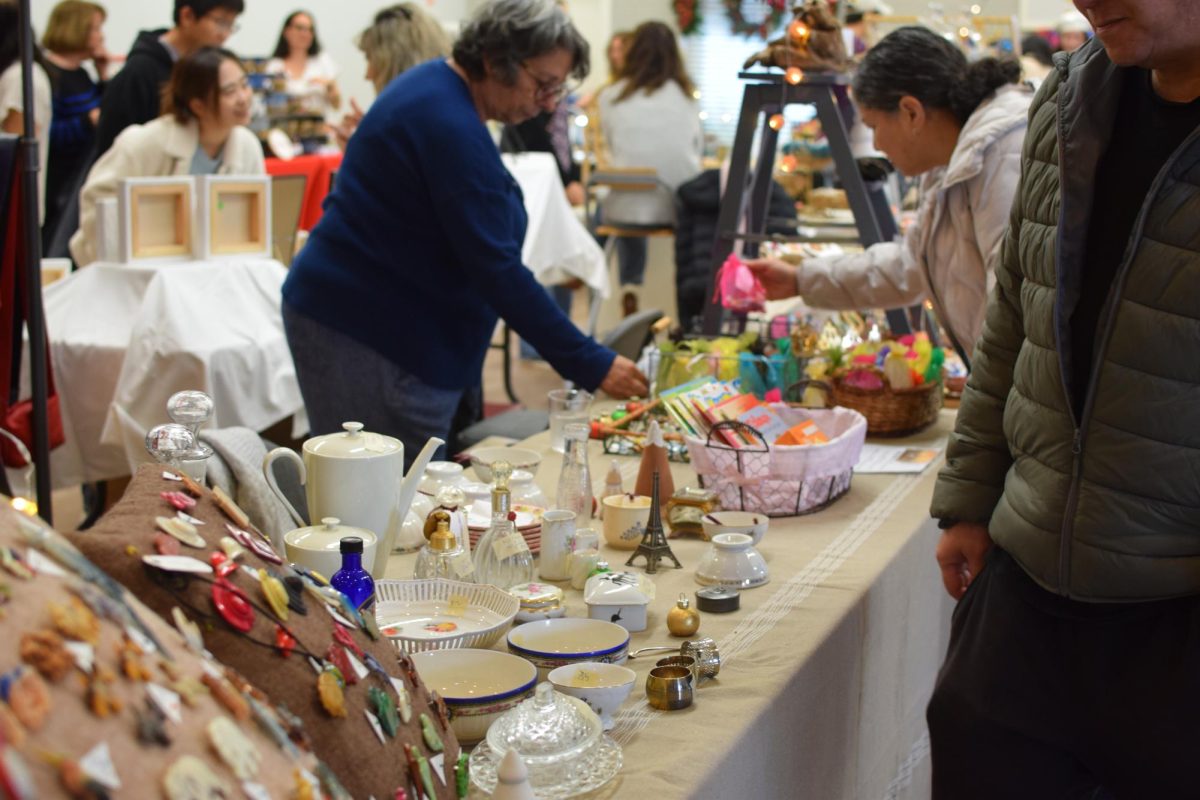 The French Market featured over 20 different vendors with fresh foods, arts, crafts and face painting. 
