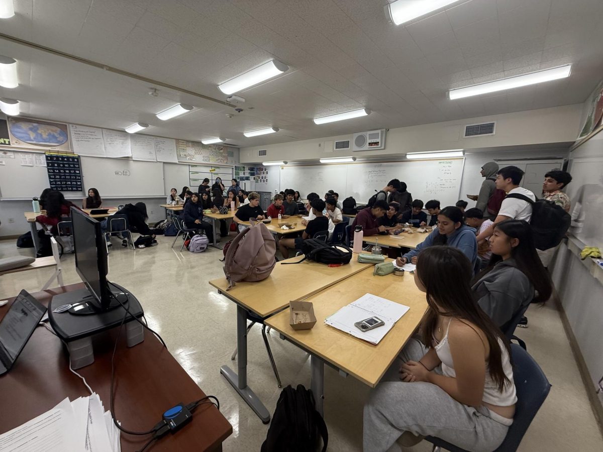 The club’s meeting on Sept. 23 in Room 302 attracted many new members. 