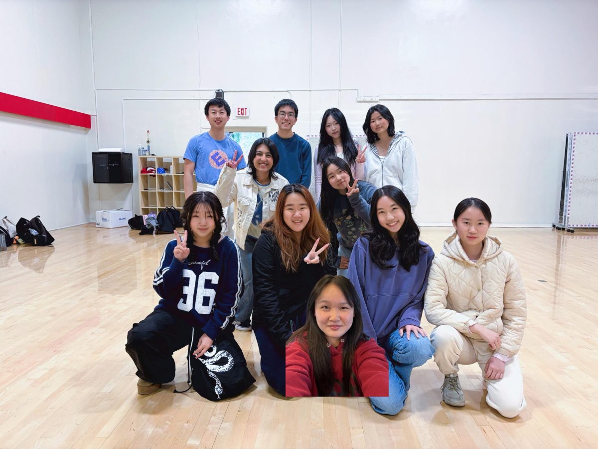  Courtesy of Linda Shi
K-pop Club members pose for a photo during club meeting.
