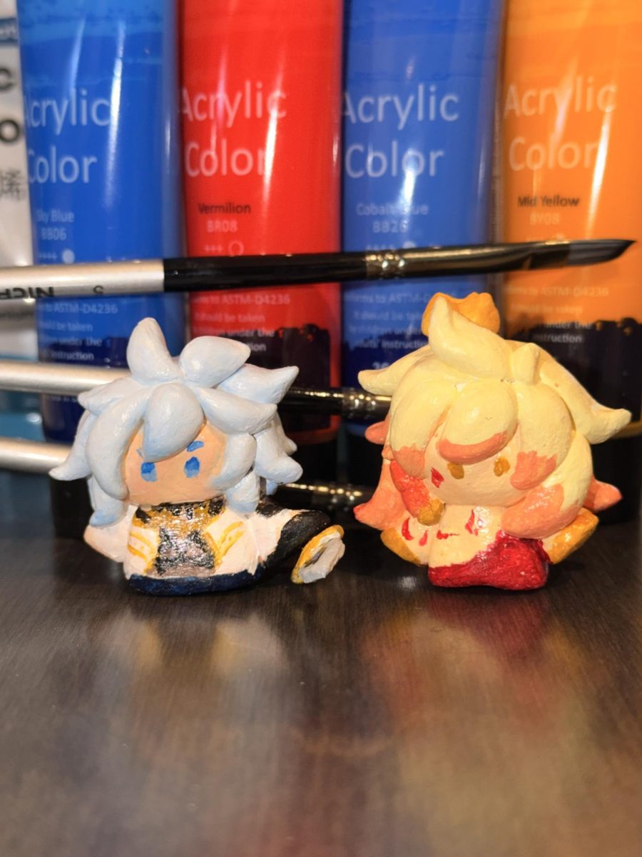 These two chibi-style characters took me three days to make.