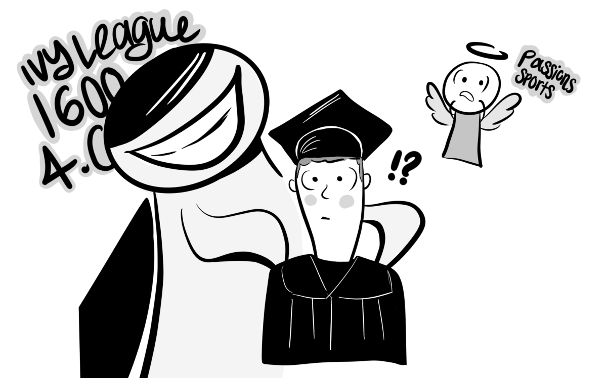 The difficulty of achieving a competitive college application can drain out the passions of students.
