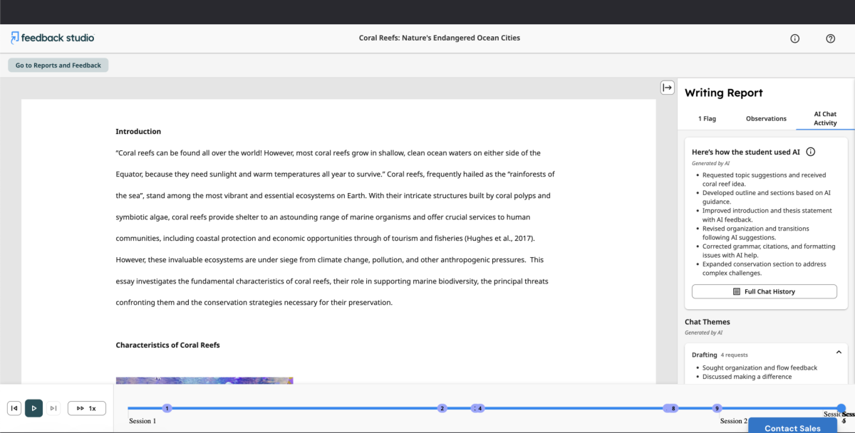AP Lang teacher Jason Friend hopes to utilize Turnitin Clarity’s AI assistant after some improvements