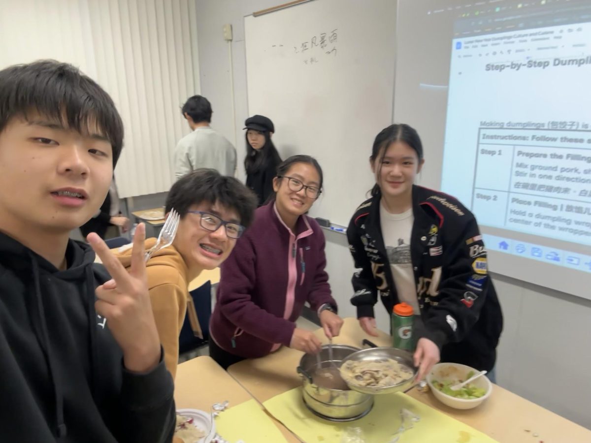  Courtesy of Max Wong

Sophomore Max Wong, Daniel Zhang, Claire Hou and Chelsea Liang with their dumplings.