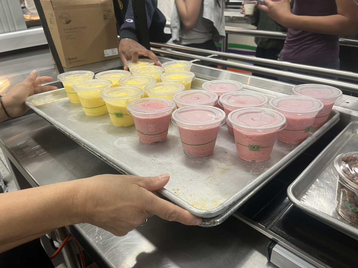 When a fresh tray of strawberry and mango smoothies are brought out, they are guaranteed to be gone in no more than a minute. 