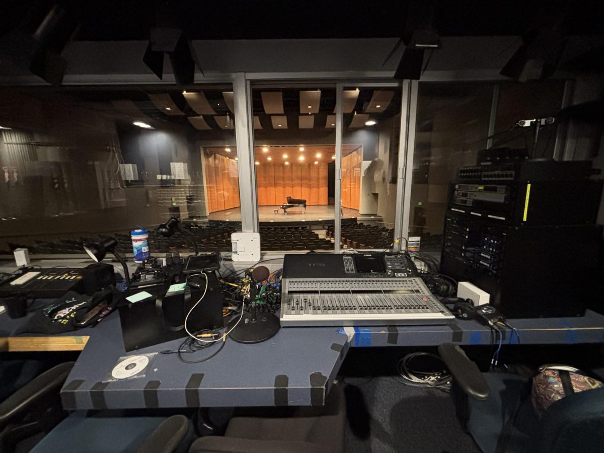 The McAfee operating room controls lighting and stage tools from above.
