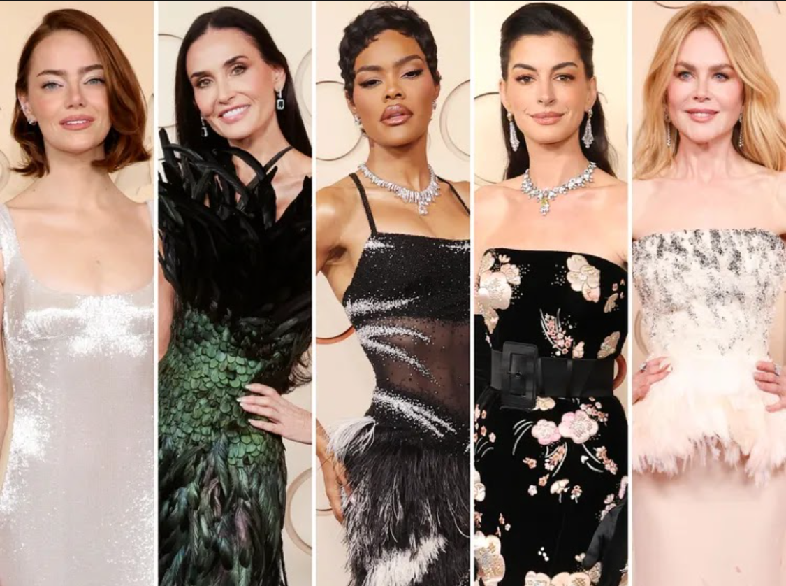  Courtesy of Getty Images

The 2026 Oscars featured bold textures and patterns.