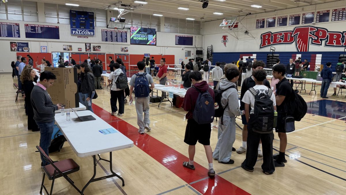 Students explore different professions, talking one-on-one with industry professionals.
